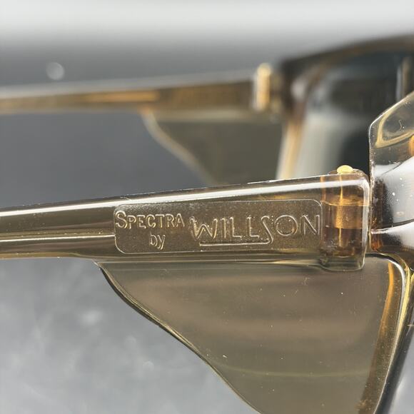 Vintage NOS 80’s Willson Spectra Mirror Lens Brown Frame Safety Glasses 1130035 - Picture 4 of 12